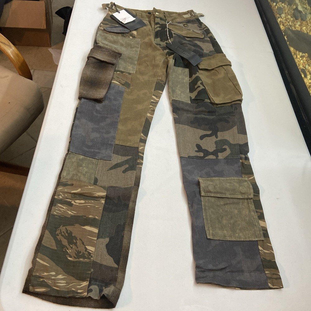 Embellish New York Cargo Pants Camouflage 28x30.5 Military Mens EMBF222-7